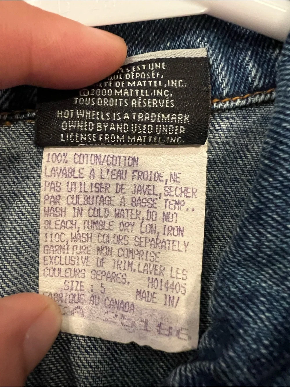Hot Wheels denim hot